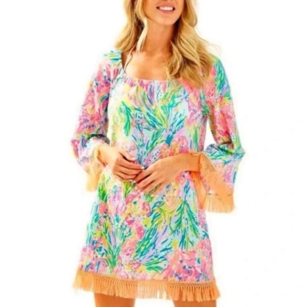 Lilly Pulitzer Getaway Linen Beach Coverup
